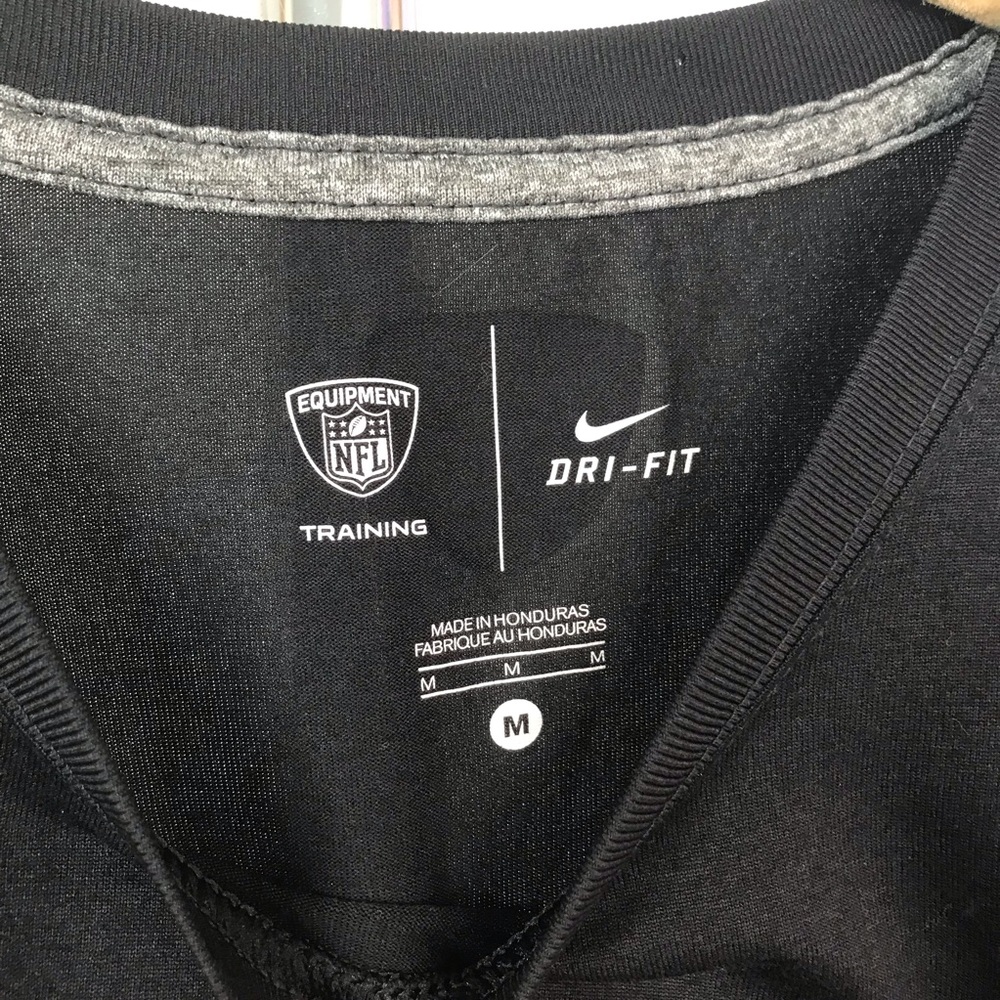 Nike NFL Atlanta FalconsCrewneck Black Top Size M - Picture 3 of 4